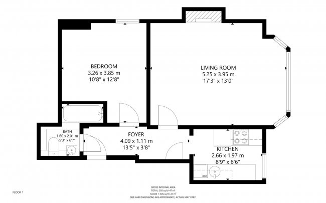 Flat 2, 25 Grove Park Gardens, Chiswick, London W4 3RY
 7