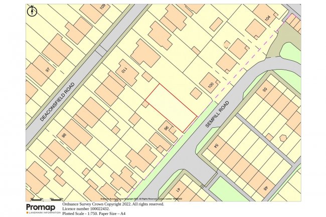 Land rear of 110 Deaconsfield Road, Hemel Hempstead, Hertfordshire HP3 9JA 3