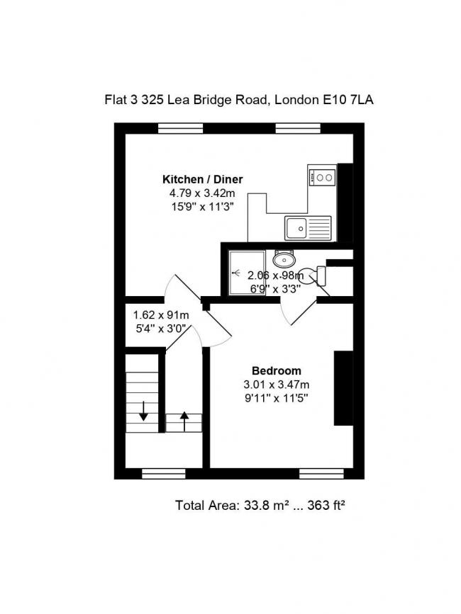 Flat 3, 325 Lea Bridge Road, Leyton, London E10 7LA 5