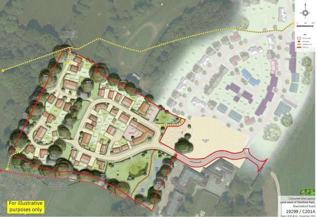 Land to the north of Milford Road, Elstead, Godalming GU8 6HX 2
