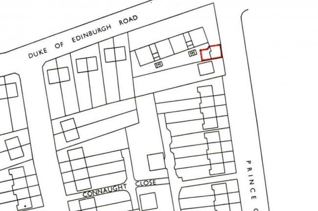 Land and Garages to the South of Prince of Wales Road, Sutton, Greater London SM1 3PE 1