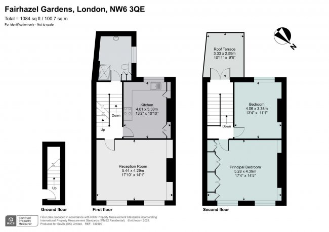 First and Second Floor Maisonette, 7 Fairhazel Gardens, South Hampstead, London, NW6 3QE 9