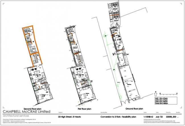 Upper Parts and Rear of 23 High Street, St Neots, Cambridgeshire PE19 1BU 7