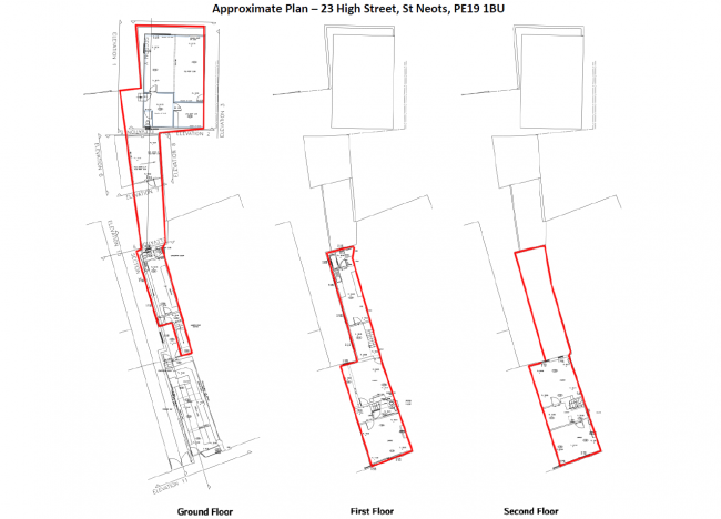 Upper Parts and Rear of 23 High Street, St Neots, Cambridgeshire PE19 1BU 7