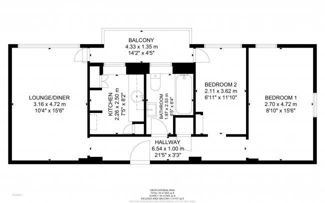 209 Ruskin Park House, Champion Hill, Camberwell, London SE5 8TN 1
