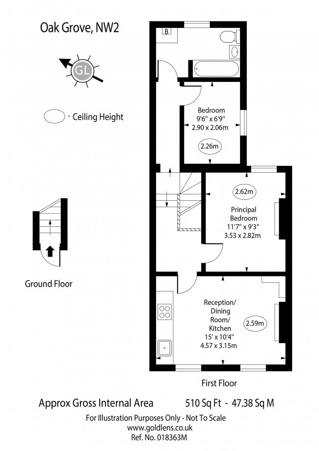 15 Oak Grove, Cricklewood, London, NW2 3LS 
 7
