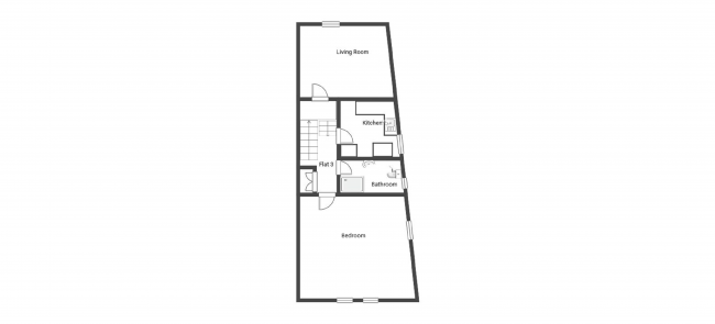 Flats 1-3, 34 Bold Street, Fleetwood, Lancashire, FY7 6HL
 4