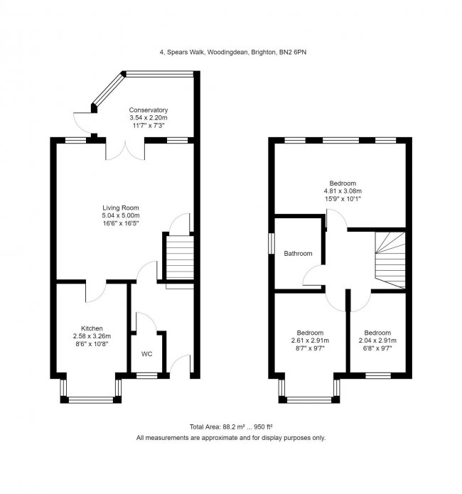 1, 2, 3 ,4, 7, 8, 9 and 10 Spears Walk, Brighton, West Sussex, BN2 6PN
 4