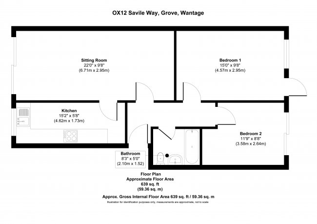 Flat 16 Grovelands Centre, Savile Way, Grove, Wantage OX12 0PT 6