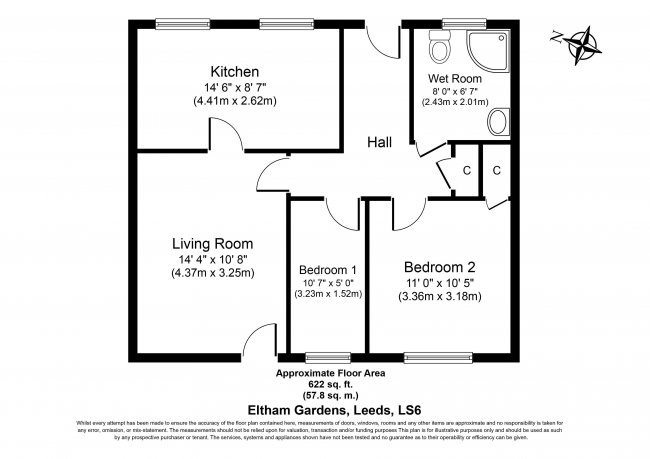 20 Eltham Gardens, Leeds, Yorkshire, LS6 2TX
 5