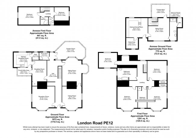 Ashwell House & The Coach House, 11 & 11a London Road, Long Sutton, Lincolnshire, PE12 9EA
 4