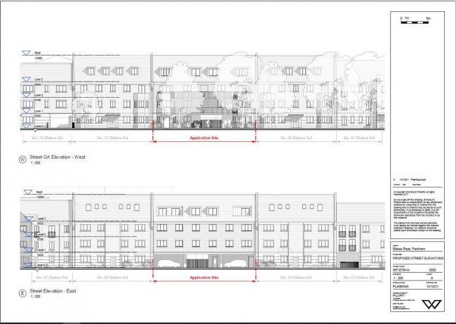 Site between 71-73 Innes Street, Blakes Road, Peckham, London SE15 6GZ 5