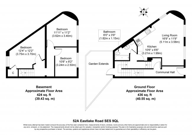 52 Eastlake Road, Camberwell, London, SE5 9QL
 2