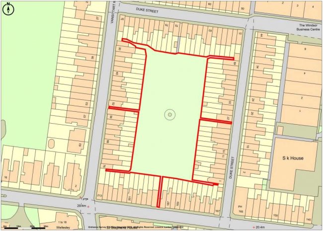 Land east of Vansittart Road and East and South of Duke Street, Windsor, Berkshire SL4 1SJ 3