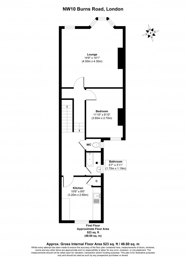 110B Burns Road, Harlesden, London NW10 4DX 6