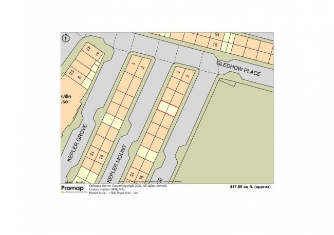 Land between 5 & 7 Kepler Mount and 6 & 8 Kepler Terrace, Harehills, Leeds, West Yorkshire LS8 5EN 2