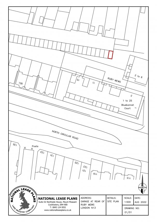 Garage to the Rear of Ruby Mews, Palmers Green, London N13 4EN
 2