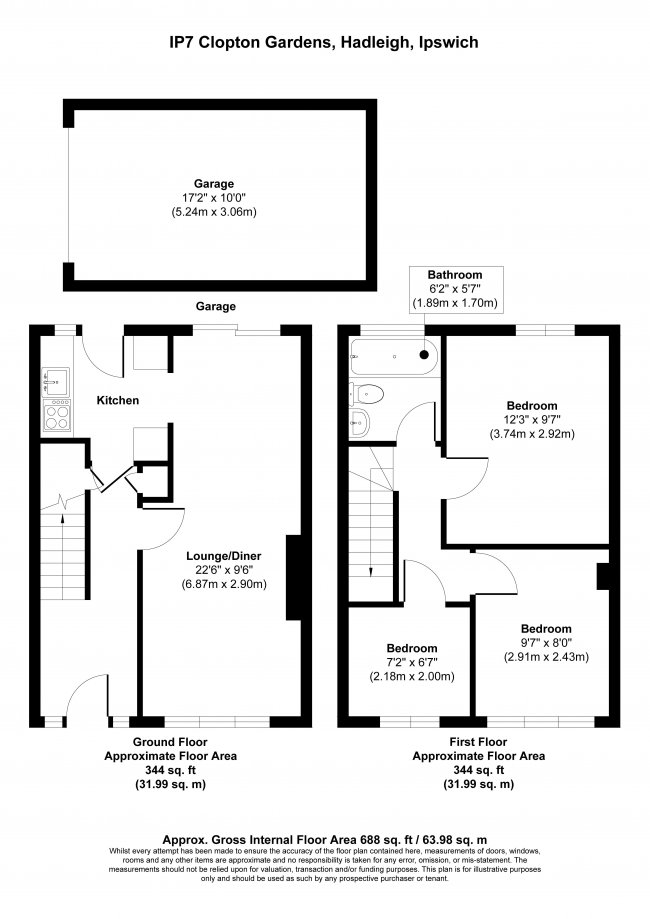 3 Clopton Gardens, Hadleigh, IP7 5JG 7